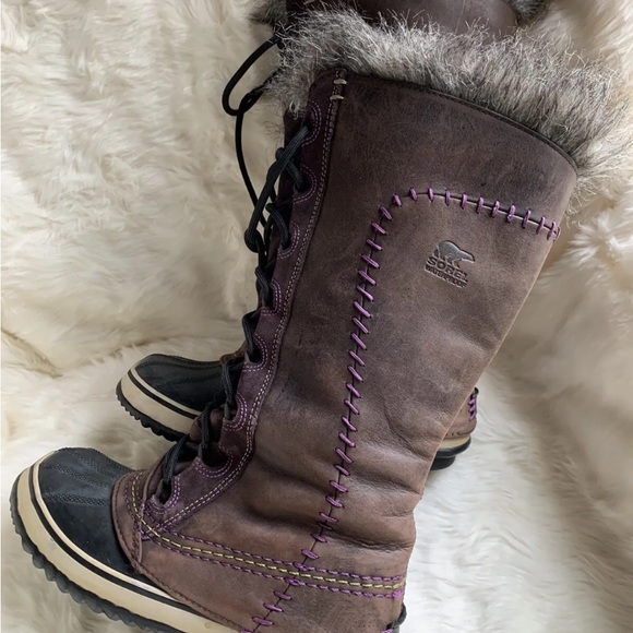 Sorel Cate the Great Womens 7 Rare Winter Boots Excellent - Picture 12 of 12